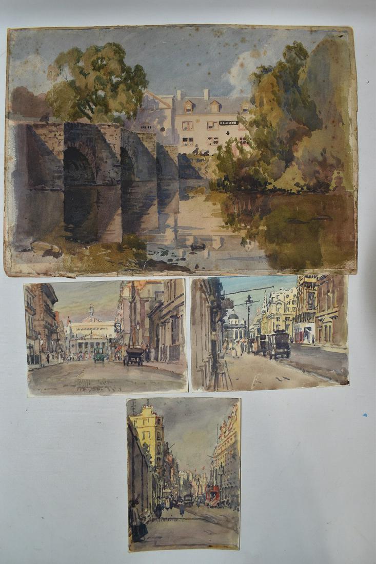 4 W/C EUROPEAN STREET/CANAL SCENES ATTRIB. HOLMES SMITH (1 of 20)