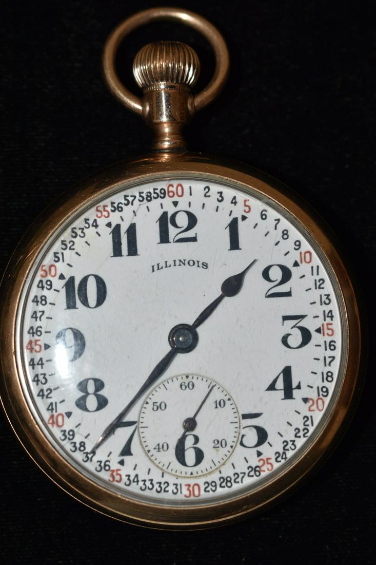 ILLINOIS SANGAMO 23 JEWEL SPECIAL POCKETWATCH,... (1 of 6)
