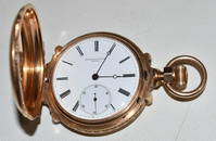 EXCEPTIONAL ALPHONSE MATILE-GENEVA 18KT YG POCKET WATCH