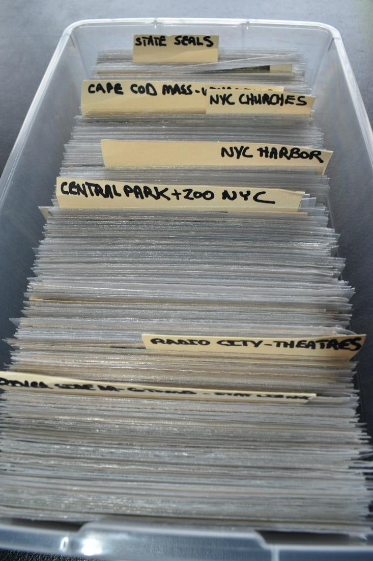 BOX LOT - 650 POSTCARDS - NYC HARBOR - CENTRAL PARK (1 of 13)