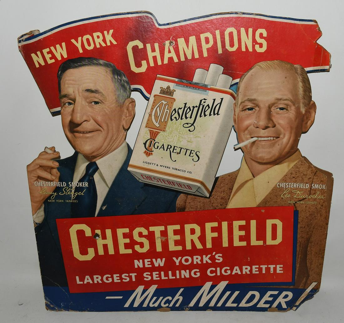 CHESTERFIELD CIGARETTE CARDBOARD COUNTERTOP DISPLAY (1 of 6)