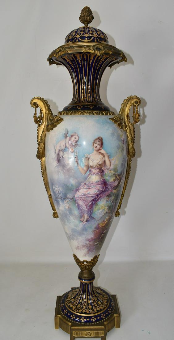 MONUMENTAL H/P FRENCH/GERMAN PORC./BRONZE ORMOLU (1 of 19)