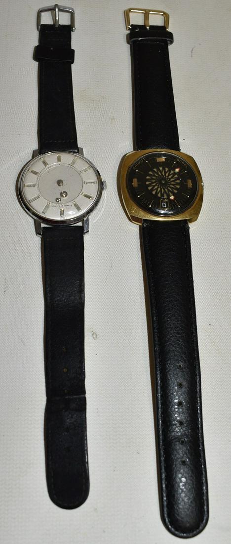 LOT (2) VINTAGE MYSTERY DIAL WRISTWATCHES INCL. LOUVIC (1 of 13)