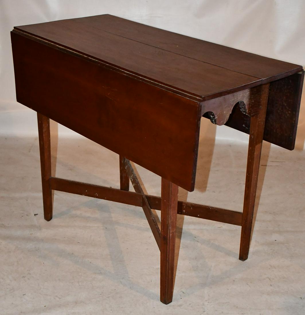 CONNECTICUT RIVER VALLEY CHERRY DROP LEAF W/X STRETCHER (1 of 7)