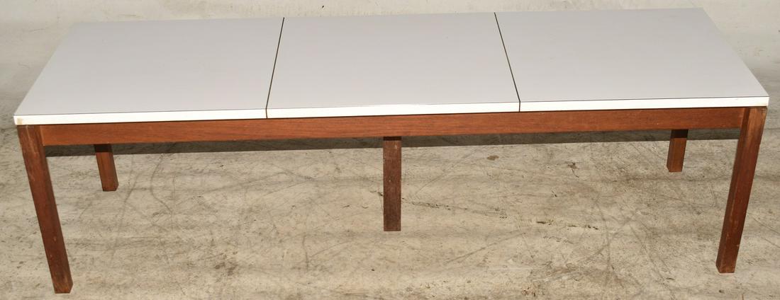FLORENCE KNOLL TEAK/LAMINATED COFFEE TABLE (1 of 4)