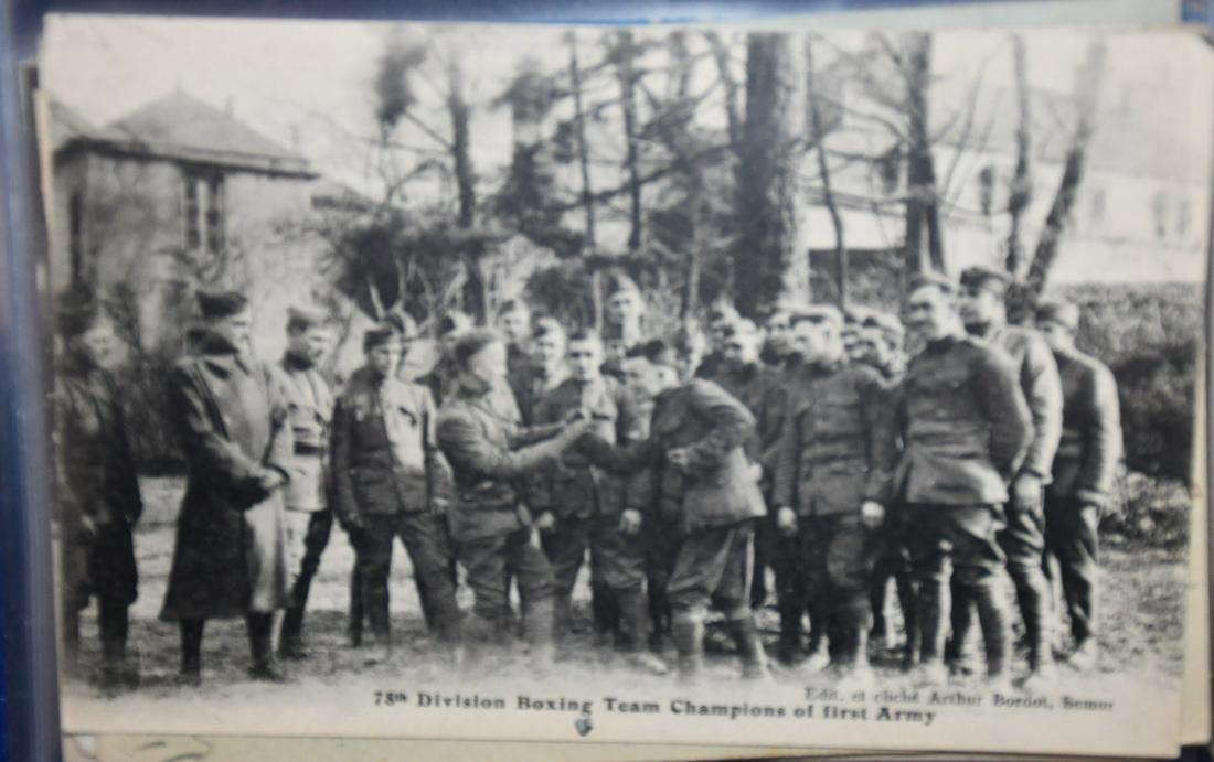 3-RING BINDER - POSTCARDS - WW1 - MILITARY (1 of 18)