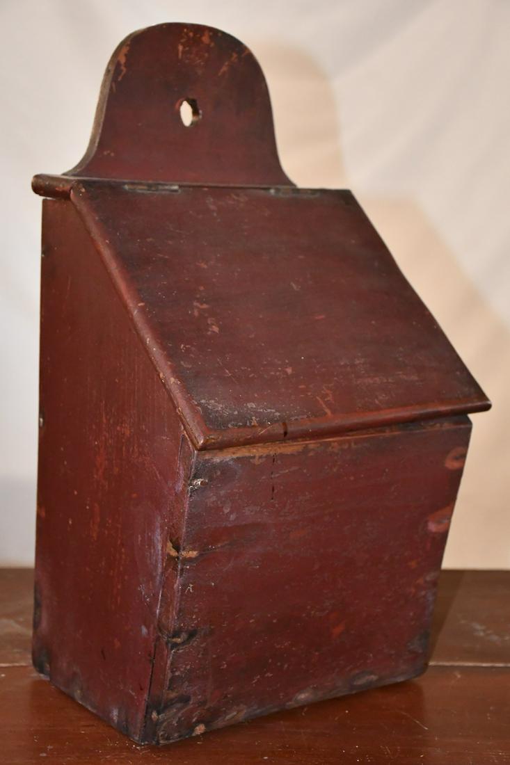 HUDSON VALLEY PINE SALT BOX, 19TH C. (1 of 6)