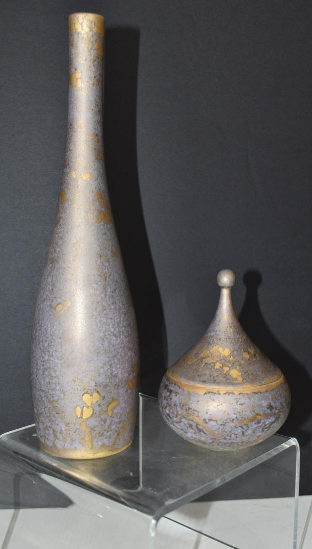 LOT (2)  ROSENTHAL PORCELAIN/POTTERY VASES/COVERED JARS (1 of 6)