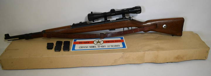 NORINCO TU-KKW .22 CAL. LR W/ ORIG. BOX & 6 MAGAZINES