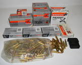 MISC. AMMO INCL. WINCHESTER .22 CALIBER BRICK, 12 GAUGE