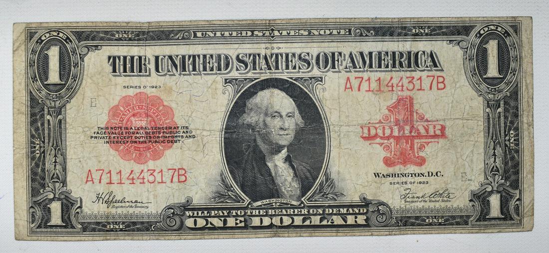 UNITED STATES 1 DOLLAR LARGE NOTE SERIES OF 1923 (1 of 8)