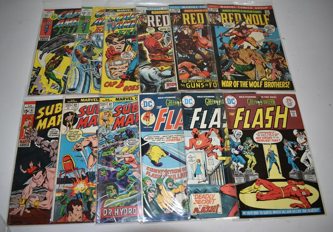 LOT (12)  DC COMICS & MARVEL COMICS - FLASH (1 of 13)