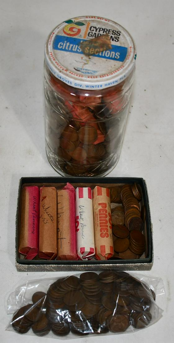LOT ASSORTED WHEAT BACK ESTATE PENNIES (UNSEARCHED) (1 of 3)