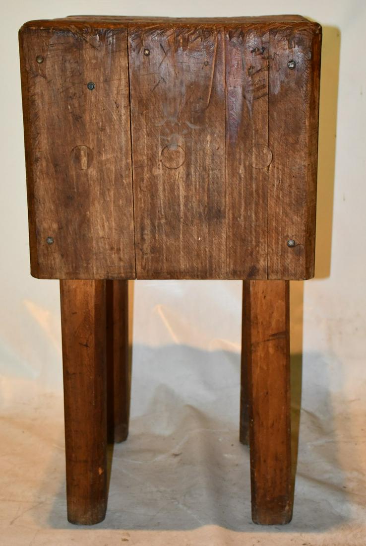 COUNTRY MAPLE CHOPPING BLOCK, 19/20TH C. (1 of 7)