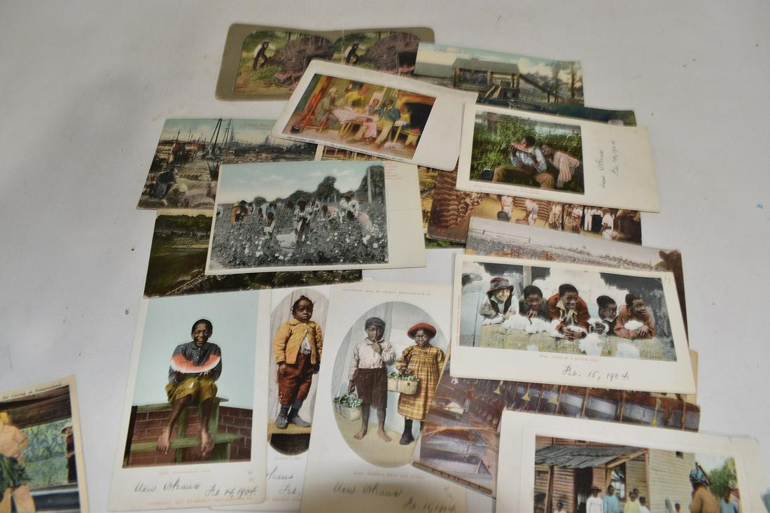 LOT ASSORTED POSTCARDS INCL. BLACK AMERICANA, SOUTHERN (1 of 8)