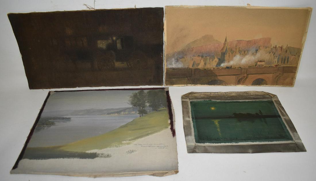 LOT (4) ASSORTED ARTWORK VARIOUS ARTIST SIGNED (1 of 15)