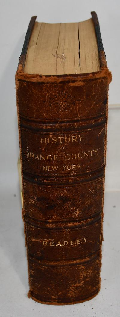 VOL. HISTORY OF ORANGE COUNTY, N.Y. RUSSEL HEADLEY 1908 (1 of 8)