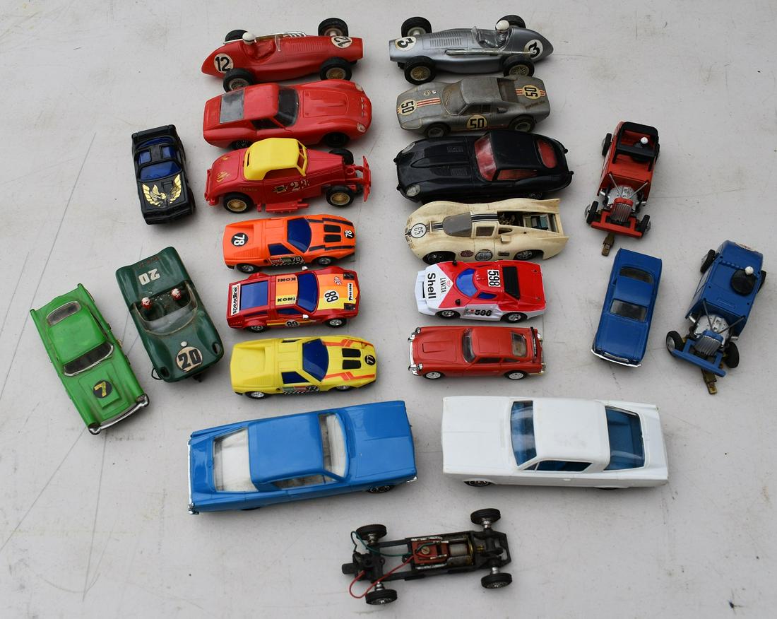LOT (20) ASSORTED SLOT CARS INCLUDING REVELL, ETC. (1 of 12)