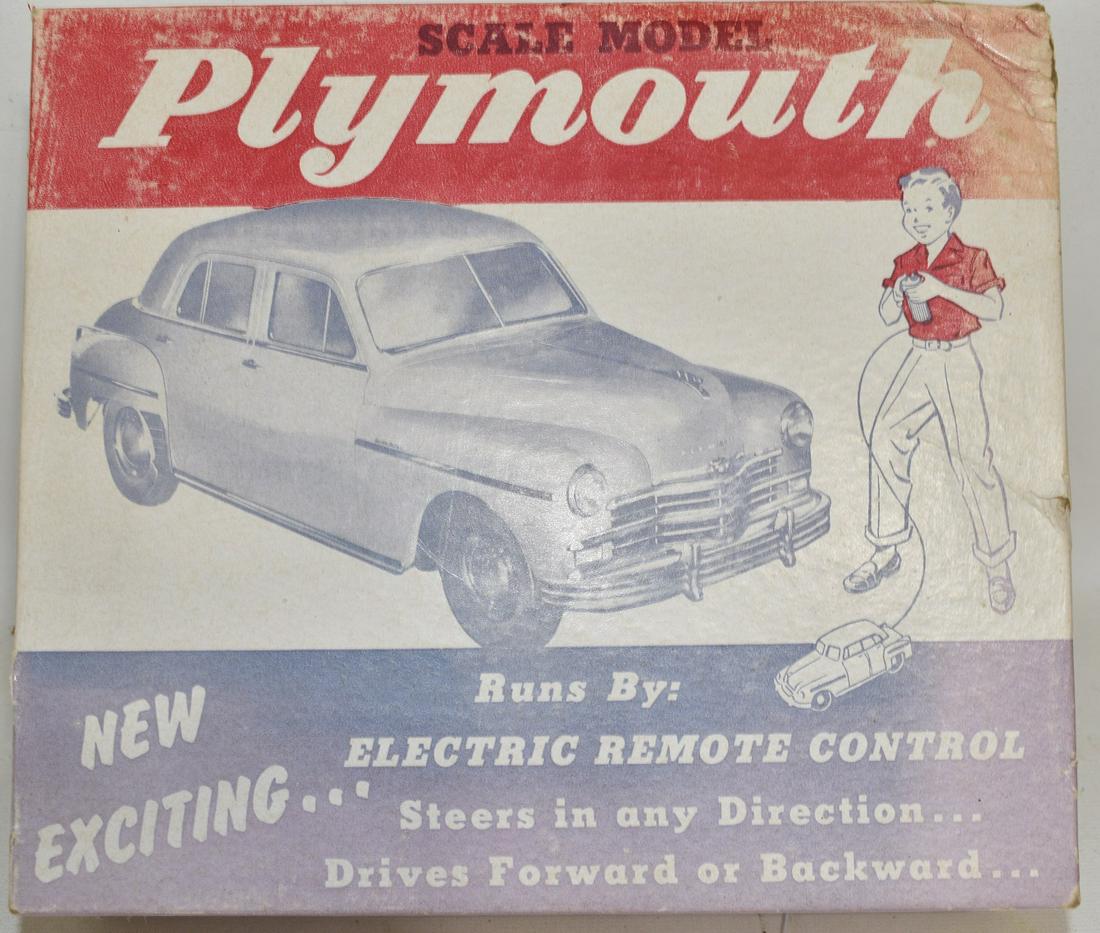 PLYMOUTH BELVEDERE 4 DR. SEDAN BATTERY OPERATED TOY CAR (1 of 10)