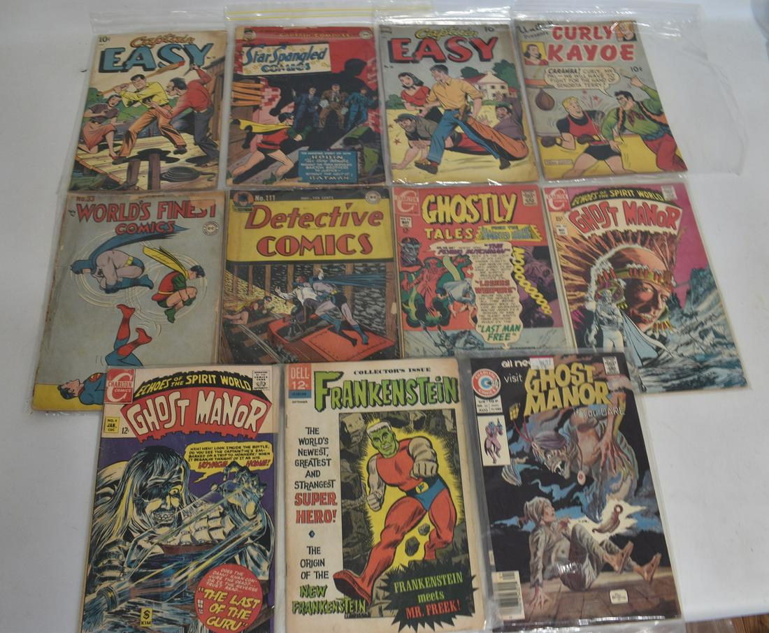 LOT (11) ESTATE ACTION COMICS (GOLDEN YEARS): LOT (11) ESTATE ACTION COMICS (GOLDEN YEARS), C. 1940