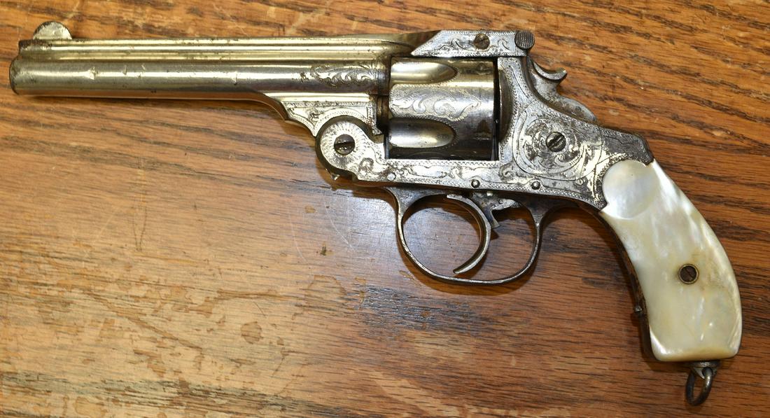 SMITH & WESSON DBL. ACTION 38 REVOLVER, SER # ILLEGIBLE: SMITH & WESSON DOUBLE ACTION 38 REVOLVER, SERIAL # ILLEGIBLE, BBL. 4 3/4" **NICS CHECK REQUIRED**