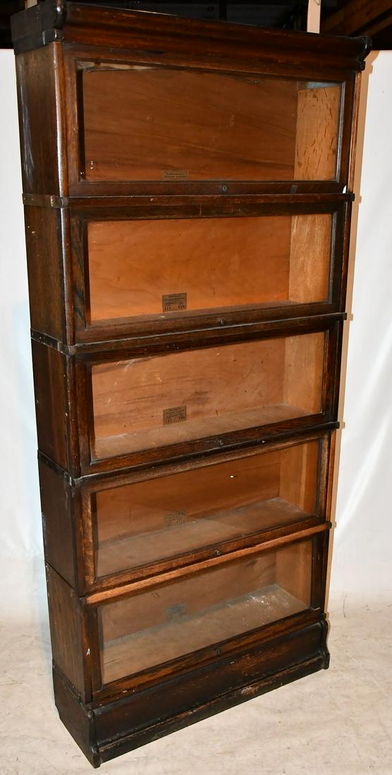 GLOBE WERNICKE OAK BARRISTER BOOKCASE, C. 1920/30 (1 of 13)