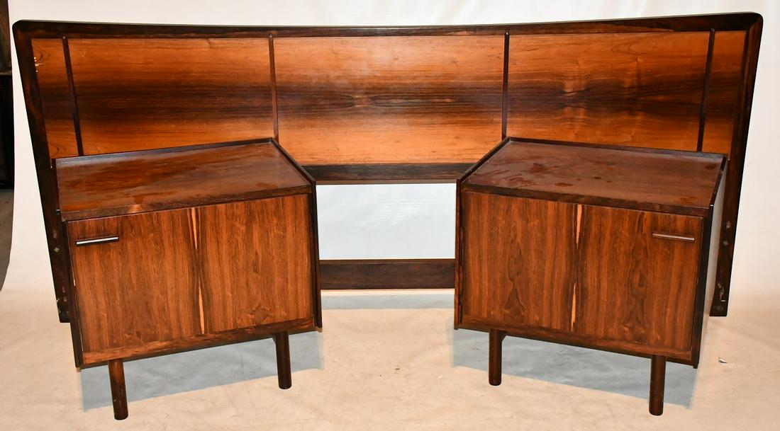 DANISH MODERN ROSEWOOD BEDROOM SUITE INCL. DOUBLE (1 of 20)