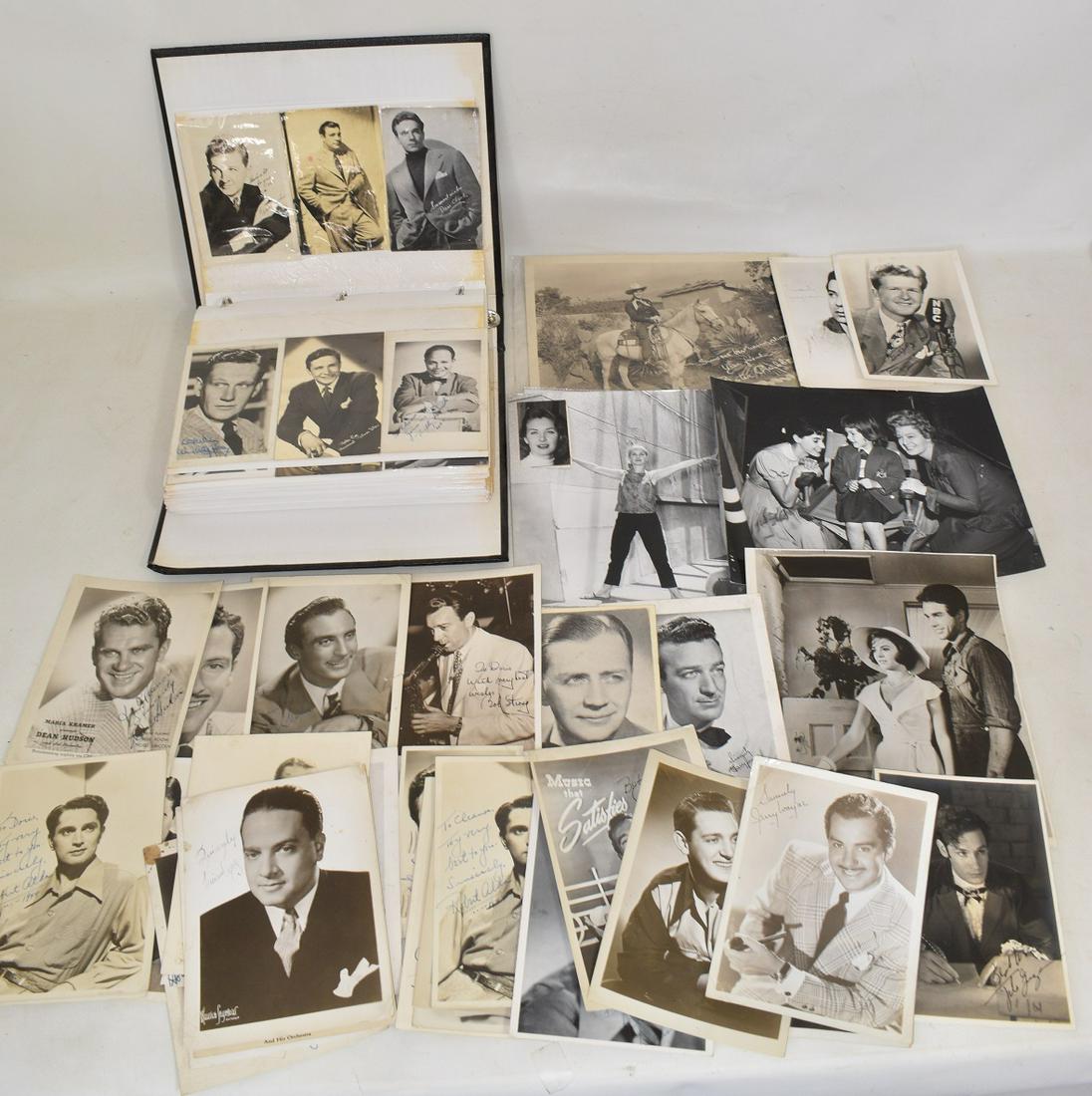 LG. LOT ASST. BAND MEMBERS/ACTORS ORIG. SIGNED PHOTOS (1 of 19)