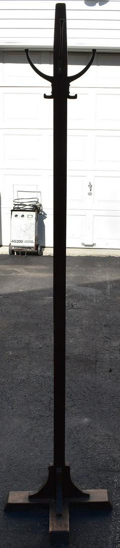 MISSION OAK COAT TREE, C. 1920, H. 71 1/2" (LIMBERT'S) (1 of 9)