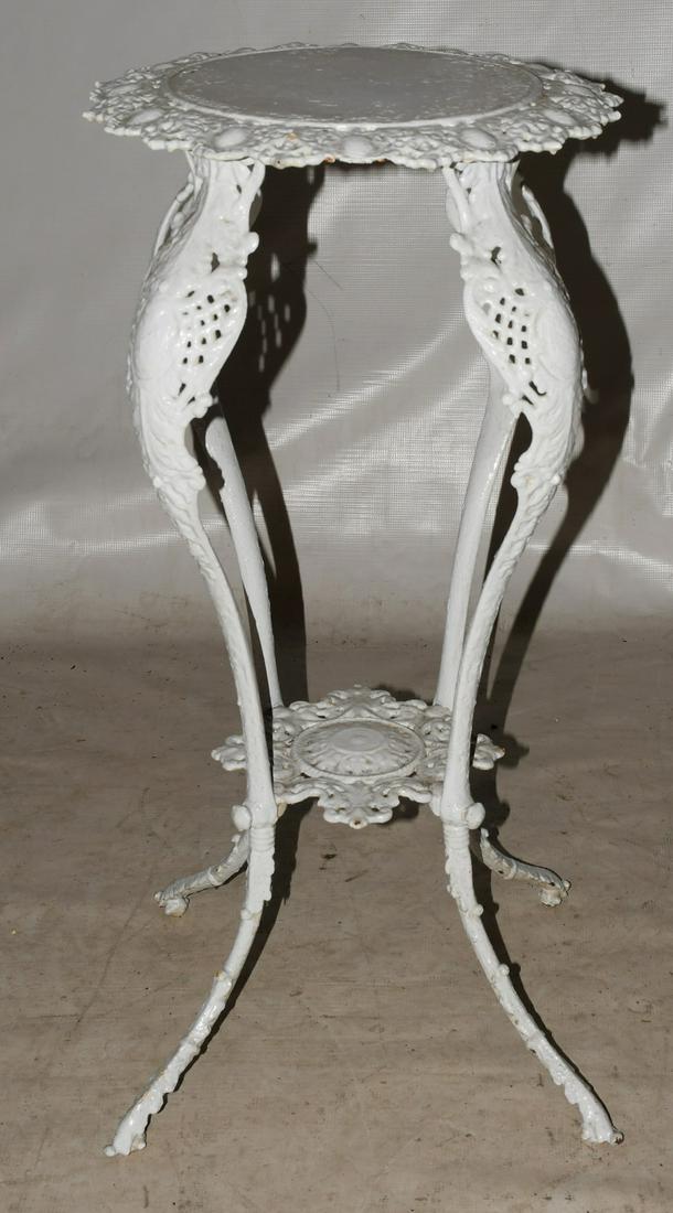 VICTORIAN STYLE WROUGHT IRON FERN STAND, C. 1940 (1 of 4)