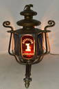 RARE NEWBURGH BREWSTER FIRE DEPT. ENGRAVED LANTERN