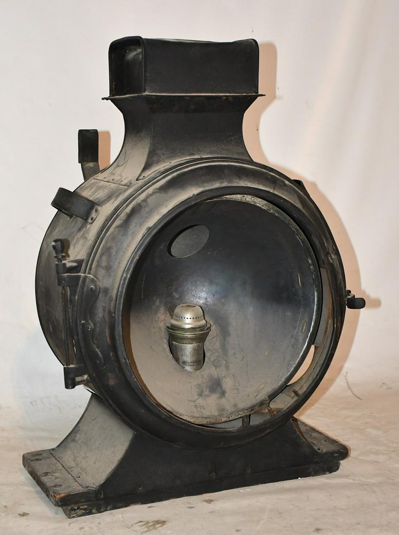 RARE EARLY DRESSEL LOCOMOTIVE HEAD LAMP, C. 1860/70 (1 of 6)