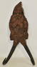 ANTIQUE BLACK FOREST CARVED GNOME BUGGY WHIP HOLDER