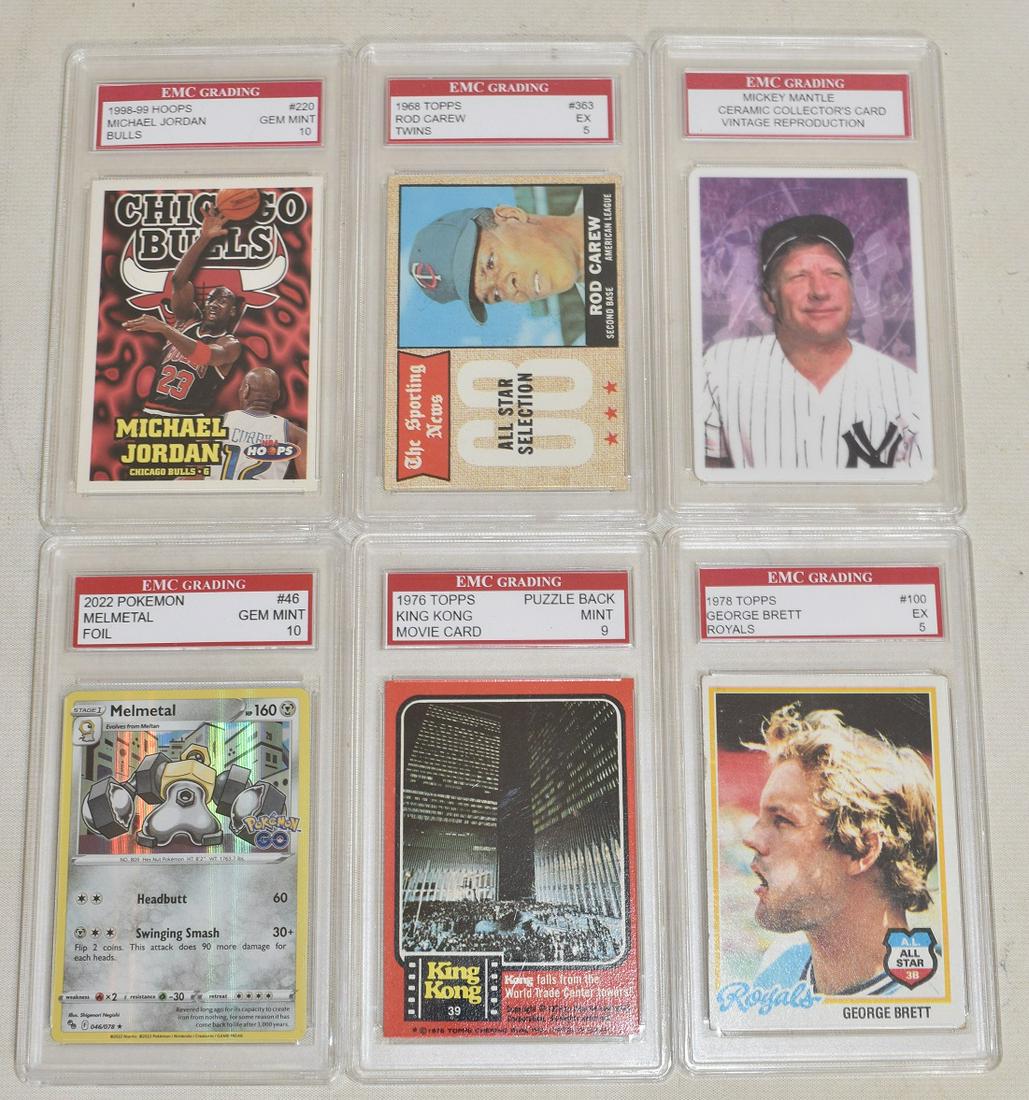 LOT (6) GRADED CARDS-POKEMON MELMETAL, KING KONG, ETC. (1 of 13)