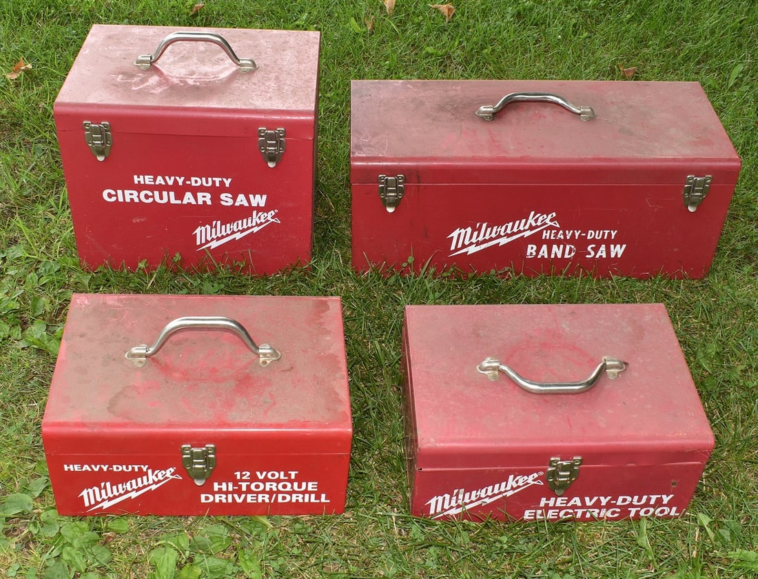 (4) MILWAUKEE TOOLS-CIRCULAR SAW, BAND SAW,DRIVER DRILL (1 of 13)