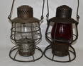 2 EARLY RR LANTERNS INC. D. & R.G. RR, ARMOR & CO.