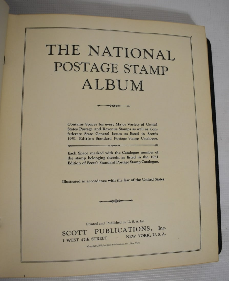 THE NATIONAL STAMP ALBUM (ALL US) INCL. PLATE BLOCKS (1 of 18)