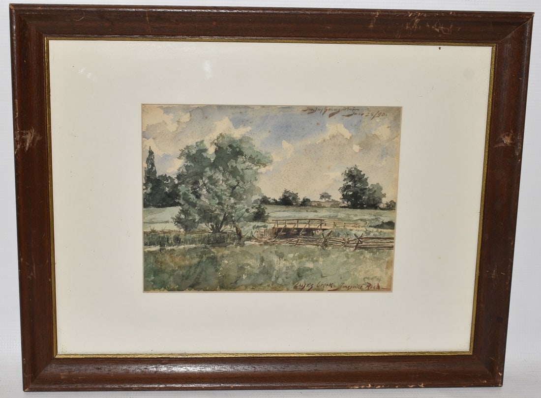 W/C CHASE'S CREEK, JANESVILLE RD SIGNED JOHN JAY (1 of 11)