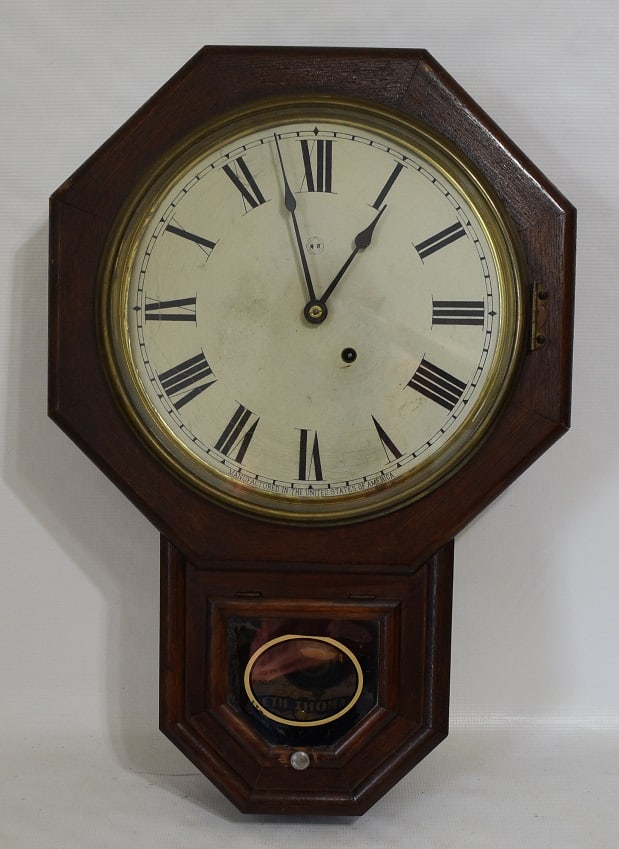 RARE ONTARIO & WESTERN RAILWAY STATION CLOCK (1 of 16)