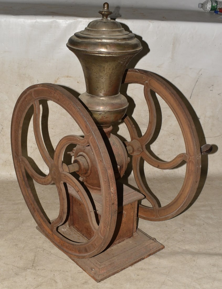 LARGE LANE BROTHERS "THE SWIFT MILL" COFFEE GRINDER (1 of 8)