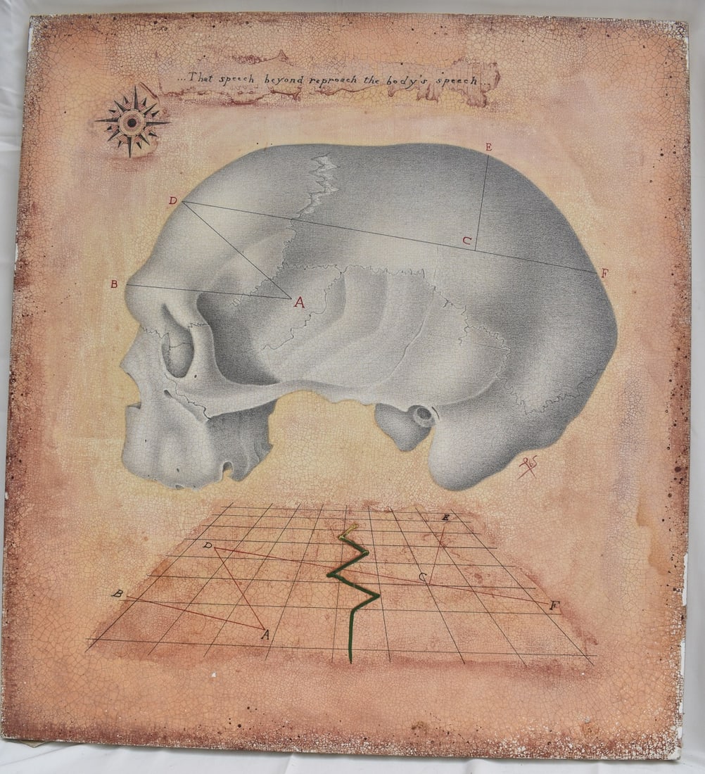 O/C "THAT SPEECH" SIGNED WITH MONOGRAM & DATED 1965 (1 of 12)