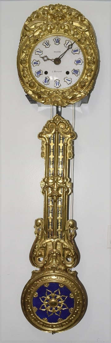 FRENCH EMPIRE A. MARMANDE-MALERE WAG ON THE WALL CLOCK (1 of 13)