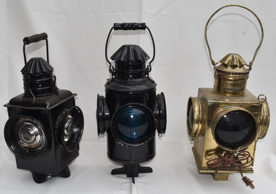 3 RR LANTERNS INCL. CHICAGO, WESTERN INDIANA/ HOUS RR (1 of 15)