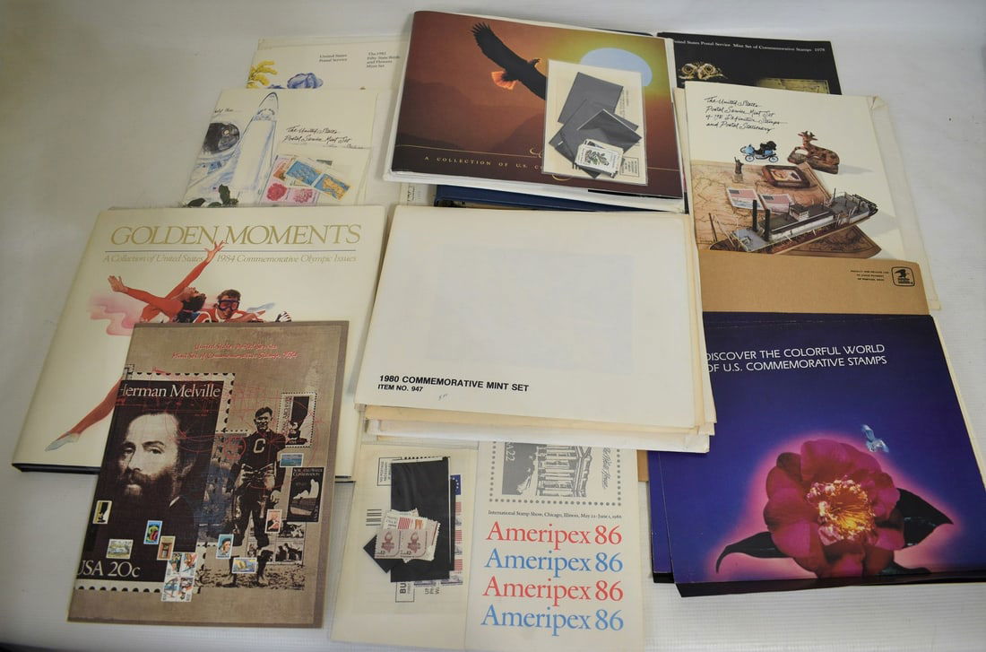 LOT ASST. STAMPS INCL. DEFINITIVE MINT SETS 1970/90'S (1 of 11)