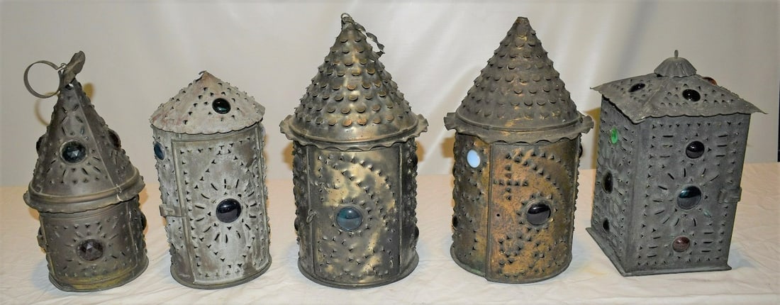 LOT (5) VICTORIAN CANDLESTICK LAMPS, 19TH C. (1 of 19)