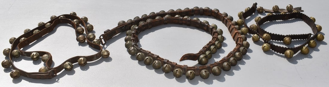 LOT ASSORTED VICTORIAN SLEIGH BELLS, 19TH C. (1 of 10)