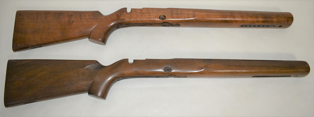 LOT (2) WINCHESTER MOD. 52 TARGET RIFLE STOCKS: LOT (2) WINCHESTER MOD. 52 TARGET RIFLE STOCKS, C. 1960/70