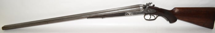 EARLY CHARLES PARKER S/S 12 GAUGE SHOTGUN, 19TH C.