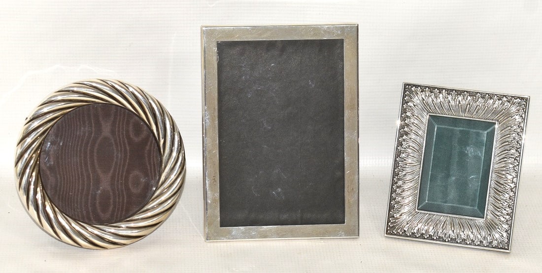 3 ASST STERLING SILVER FRAMES INCL. GIROTTO, GORHAM (1 of 12)