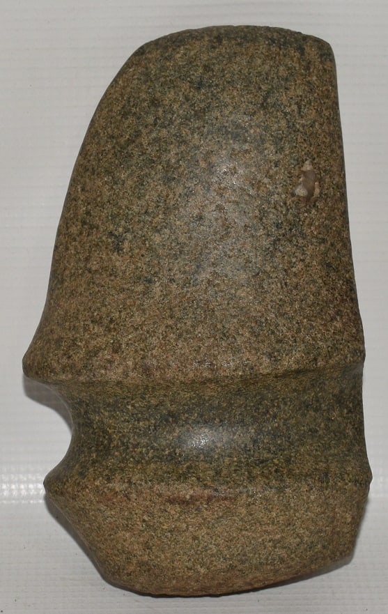 EXCEPTIONAL AMERICAN INDIAN FULL GROOVE/FLAT AX HEAD (1 of 6)